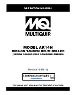 Предварительный просмотр 1 страницы MULTIQUIP AR14H Operation Manual