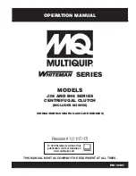 Предварительный просмотр 1 страницы MULTIQUIP B46H11 Operation Manual