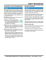 Preview for 11 page of MULTIQUIP BS46H11H Operation And Parts Manual