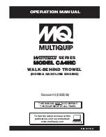 Preview for 1 page of MULTIQUIP CA4HC Whiteman Series Operation Manual