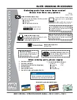 Preview for 5 page of MULTIQUIP CDM1H Operation And Parts Manual