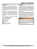 Preview for 12 page of MULTIQUIP CDM1H Operation And Parts Manual