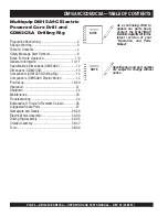 Preview for 4 page of MULTIQUIP CDM2CSA Operation And Parts Manual