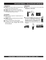 Preview for 9 page of MULTIQUIP CDM2CSA Operation And Parts Manual