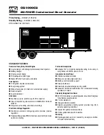 MULTIQUIP CG1000C2 Information preview