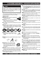 Preview for 6 page of MULTIQUIP Collomix CX100HF Operation And Parts Manual