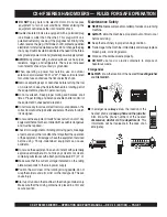 Предварительный просмотр 7 страницы MULTIQUIP Collomix CX100HF Operation And Parts Manual