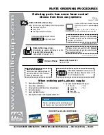 Preview for 5 page of MULTIQUIP DAC7000SS Operation And Parts Manual