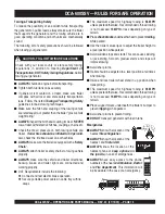 Preview for 13 page of MULTIQUIP DCA-600SSV Operation And Parts Manual