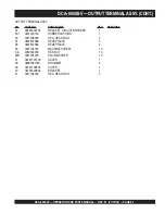 Preview for 83 page of MULTIQUIP DCA-600SSV Operation And Parts Manual