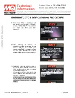 Preview for 5 page of MULTIQUIP DCA ISUZU T4F Technical Information