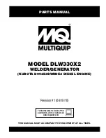 Предварительный просмотр 1 страницы MULTIQUIP DlW330X2 Parts Manual