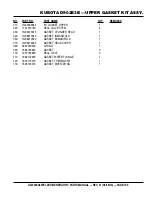 Предварительный просмотр 109 страницы MULTIQUIP DlW330X2 Parts Manual