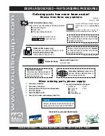 Preview for 5 page of MULTIQUIP DuoScreed LightWeight DSGPULW Operation And Parts Manual