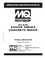 Preview for 1 page of MULTIQUIP EC-42S Operation And Parts Manual