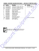 Preview for 97 page of MULTIQUIP EM120S series Operation And Parts Manual