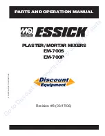 MULTIQUIP ESSICK EM-700P Parts And Operation Manual preview