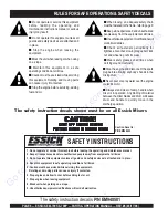 Preview for 5 page of MULTIQUIP ESSICK EM-700P Parts And Operation Manual