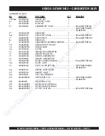 Preview for 90 page of MULTIQUIP Essick Series Operation And Parts Manual