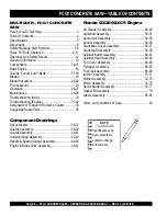 Preview for 4 page of MULTIQUIP FCG1 SERIES Operating & Parts Manual