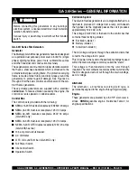 Preview for 13 page of MULTIQUIP GA-3.6HZ Operating And Parts Manual