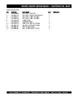 Предварительный просмотр 75 страницы MULTIQUIP GA-3.6HZ Operating And Parts Manual