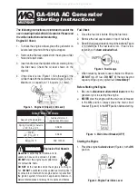 MULTIQUIP GA-6HA Starting Instructions preview