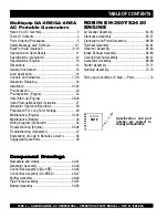 Preview for 4 page of MULTIQUIP GA-6RE Operation And Parts Manual