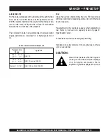 Preview for 13 page of MULTIQUIP GA6HZR Parts And Operation Manual