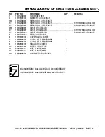 Preview for 45 page of MULTIQUIP GAC-6HZ Operation And Parts Manual