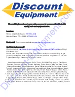 Preview for 2 page of MULTIQUIP GLOBUG Series Operation And Parts Manual