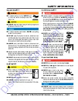 Preview for 8 page of MULTIQUIP GLOBUG Series Operation And Parts Manual