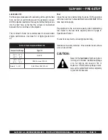 Preview for 15 page of MULTIQUIP GLW-180H Parts And Operation Manual