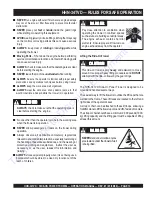 Preview for 11 page of MULTIQUIP hhn34tvdtcsl4 Operation Manual