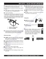 Preview for 13 page of MULTIQUIP hhn34tvdtcsl4 Operation Manual