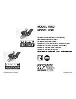 MULTIQUIP HS62 Operator'S Instruction Manual предпросмотр