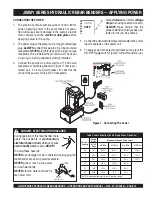 Предварительный просмотр 15 страницы MULTIQUIP JIMMY JB11090 Operation And Parts Manual