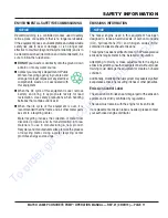 Предварительный просмотр 11 страницы MULTIQUIP LS600P Operation Manual