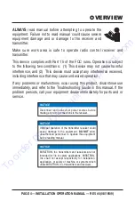 Preview for 4 page of MULTIQUIP Mayco C30HDG Installation & Operation Manual