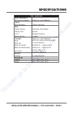 Preview for 5 page of MULTIQUIP Mayco C30HDG Installation & Operation Manual