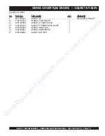 Preview for 79 page of MULTIQUIP MC-42S Operation And Parts Manual