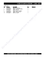 Preview for 84 page of MULTIQUIP MC-62P Operation And Parts Manual