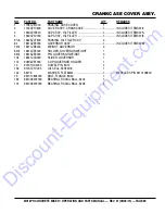 Preview for 70 page of MULTIQUIP MC12PH Operation And Parts Manual