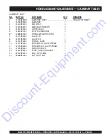 Preview for 51 page of MULTIQUIP MC64SH5 Operation And Parts Manual