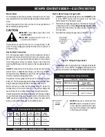 Preview for 17 page of MULTIQUIP MC94PH8 Operation And Parts Manual