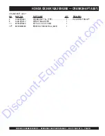 Preview for 59 page of MULTIQUIP MC94PH8 Operation And Parts Manual