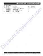 Preview for 73 page of MULTIQUIP MC94PH8 Operation And Parts Manual