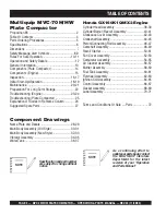 Preview for 4 page of MULTIQUIP Micasa MVC-70H Operation And Parts Manual