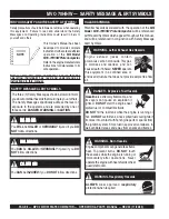 Preview for 8 page of MULTIQUIP Micasa MVC-70H Operation And Parts Manual