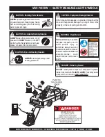 Preview for 9 page of MULTIQUIP Micasa MVC-70H Operation And Parts Manual